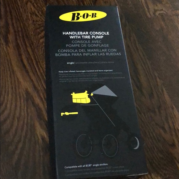 bob stroller handlebar console